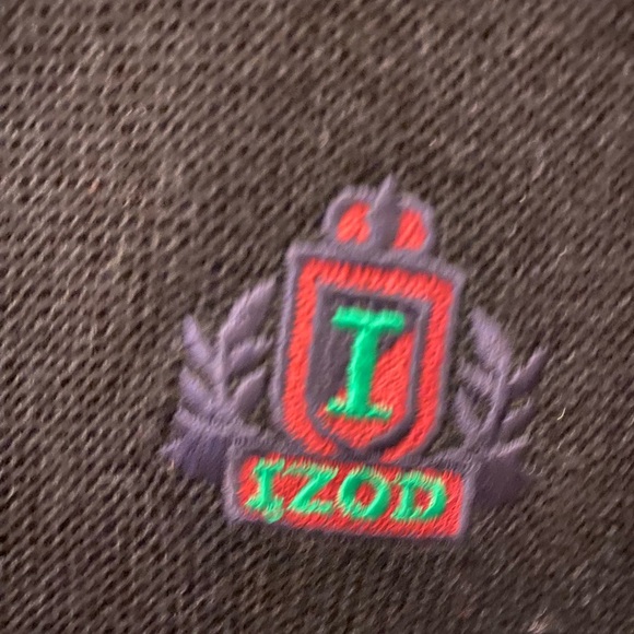 Vintage Izod Black Men's Cardigan Sweater - Picture 2 of 5